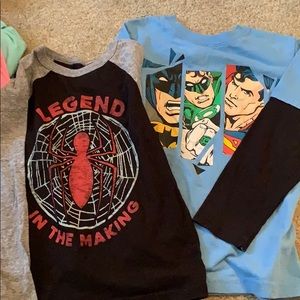 Superhero long Sleeve Shirts
